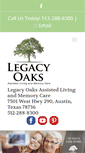 Mobile Screenshot of legacy-oaks.com